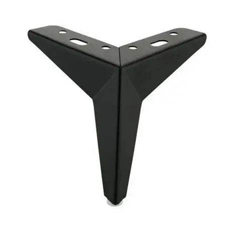 Zohra Hardware Silver Star shaped Metal Furniture Legs – Pack of 4