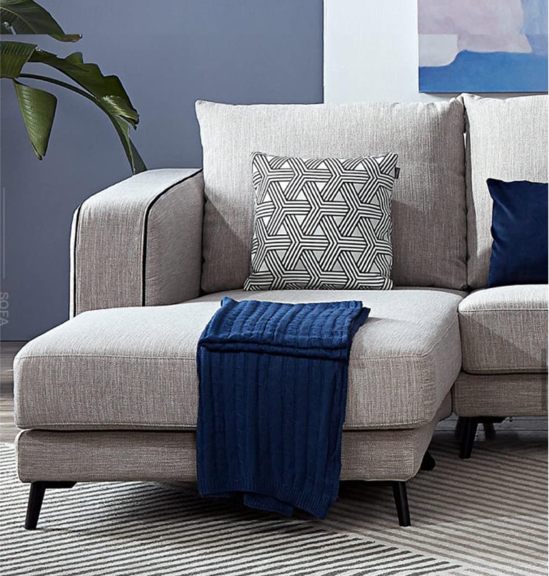 Zohra Hardware 4.5" Y shaped Black Metal Furniture Legs – Pack of 4